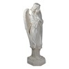 Northlight 30" Ivory Angel with Arms Folded Outdoor Garden Statue - 3 of 4