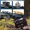 iMountek"2Pcs Aluminum Alloy Car Roof Crossbar Rack Luggage Carrier, 330lbs Capacity with Lock, Fits Most SUVs"Silver - 4 of 4