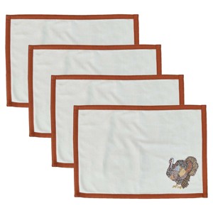 Park Designs Park Designs Gobble Gobble Placemats Set Of 4 - 1 of 4