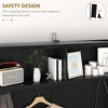 NicBex 35 inch Hall Tree for Hallway,Modern Coat Rack with 2 Storage Drawers and 4 Hooks,Entryway Furniture for Hallway,Living Room,Bedroom,Gray/Black - 4 of 4