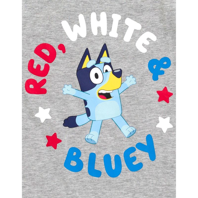Bluey Bingo Valentines Day July 4th Halloween Christmas Birthday T-Shirt Toddler to Big Kid, 2 of 6