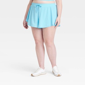 Women's Woven High-Rise Flutter Shorts 3" - All In Motion™ - 1 of 4