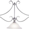 Vaxcel Monrovia 3 - Light Chandelier in  Brushed Nickel - 3 of 4