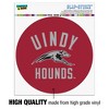 University of Indianapolis Greyhounds Automotive Car Window Locker Circle Bumper Sticker - 3 of 4