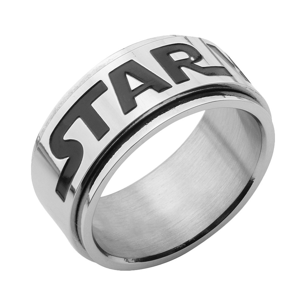 Photos - Ring Men's Star Wars Logo Stainless Steel Spinner 