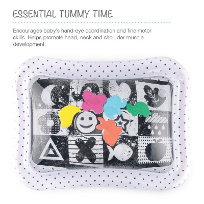 High Contrast Black and White Montessori Tummy Time Water Play Mat