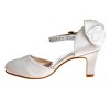 Badgley Mischka Girls' Wedding Shoes Back Bow With Hook and Loop- Perfect for Parties, Weddings, and Special Occasions (Little Kid/ Big Kids) - 2 of 4