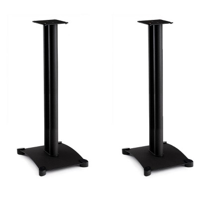 Photo 1 of Sanus SB34 Steel Series 34" Bookshelf Speaker Stands - Pair (Black)