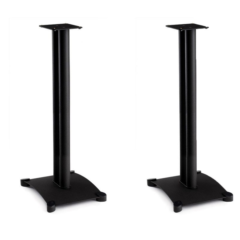 Sanus SB34 Steel Series 34" Bookshelf Speaker Stands - Pair (Black), 1 of 7
