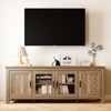 Farmhouse TV Stand for TV up to 65", Gaming Entertainment Center, TV Console Table with Doors & Storage Cabinets - 3 of 4