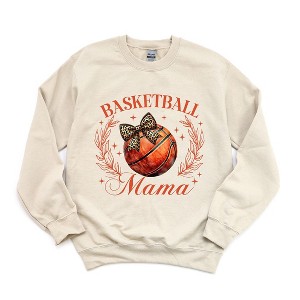 Simply Sage Market Women's Graphic Sweatshirt Coquette Basketball Mama - 1 of 4