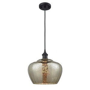 Fenton - 1 Light Cord Hung Mini Pendant In Industrial Style-11 Inches Tall and 11 Inches Wide - 1 of 1