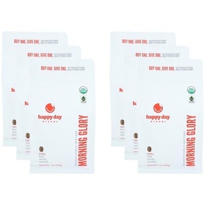 Happy Day Brands Coffee Morning Glory - Case of 6 - 12 oz