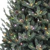 7.5ft Prelit Hillside Spruce Christmas Tree Pre-Decorated Artificial Hinged Holiday with 51 Pine Cones and 500 Lights & 11 Light Modes - 4 of 4