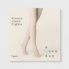 Women's Cable Fleece Lined Tights - A New Day™ Oatmeal Heather - 2 of 2
