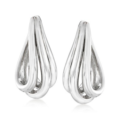 Ross-Simons Italian Sterling Silver Twisted Hoop Earrings