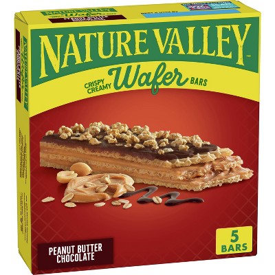 Nature Valley PB Chocolate Crispy Creamy Wafer Bar - 6.5oz/5ct