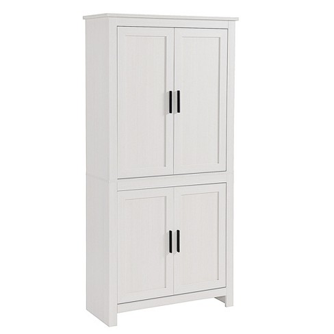 64 Kitchen Pantry Cabinets, White Kitchen Pantry Storage Cabinet
