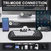 MaseiKar C68 Panda Wireless Mechanical Gaming Keyboard,68 Keys Layout with PBT Keycaps,RGB Backlit, Hot Swappable,BT5.0/2.4G/Wired - 3 of 4