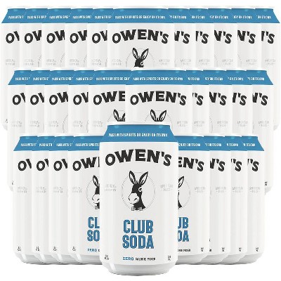Owen’s Craft Mixers | Club Soda | Handcrafted in the USA with Premium Ingredients | Vegan & Gluten-Free Soda Mocktail and Cocktail Mixer
