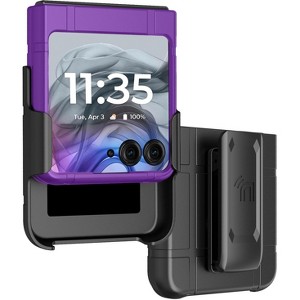Nakedcellphone Combo for Motorola RAZR (2024/2025) - Slim Case and Belt Clip Holster - 1 of 4