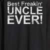 Men's - Instant Message - Best Freakin Uncle Ever Long Sleeve Graphic T-Shirt - 2 of 4