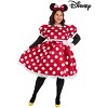 HalloweenCostumes.com 1X Women Disneys Adult Minnie Mouse Costume for Women, Minnie Polka Dotted Halloween Dress, Black/Red/White - 3 of 4