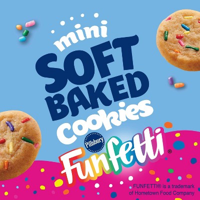 Pillsbury Funfetti Mini Soft Baked Cookies - 10oz