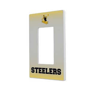 NFL AFC Historic Teams Linen Hidden-Screw Light Switch Plate for Single Rocker - 1 of 4