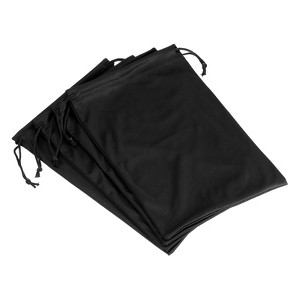 Unique Bargains Microfiber Soft Drawstring Ski Goggle Bags 7.1" x 10.6" 4 Pcs - 1 of 4