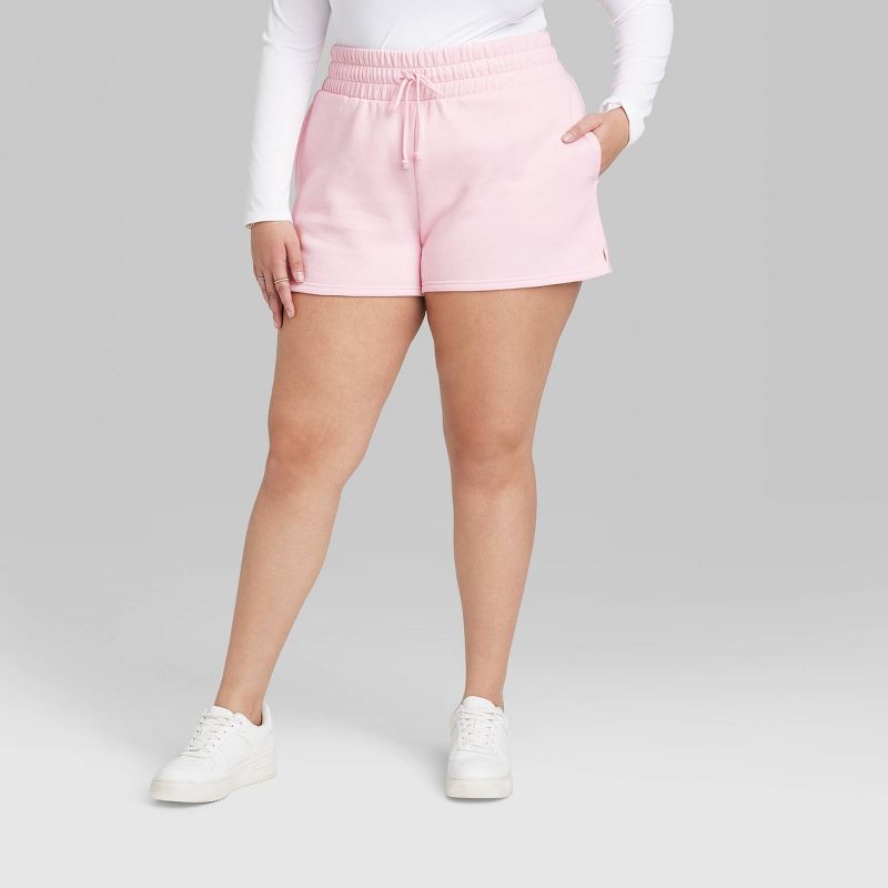 Women's Pull-On Perfect Fleece Shorts - Wild Fable™, 3 of 11