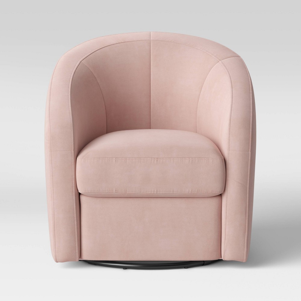 Photos - Rocking Chair Babyletto Madison Swivel Glider - Blush Pink Velvet