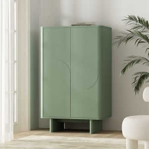GDFStudio Ella 31.5" Modern Accent Cabinet with Soft Close Doors and Adjustable Shelves - 1 of 4
