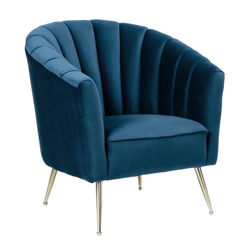 Set of 2 Rosemont Velvet Accent Chairs - Manhattan Comfort, 4 of 10
