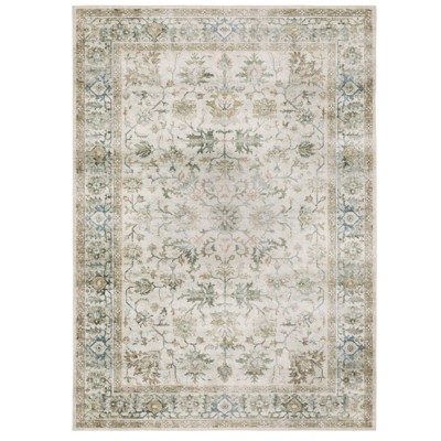 Oriental Weavers Charleston CHA10 Gray / Multi Indoor Area Rug - 2' x 3'