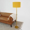 VYNXARIA 58"H Modern Floor Lamp for Living Room, Tall Corner Lamp for Bedroom & Office Lighting, Orbit Floor Lamp Ochre and Gold - 4 of 4