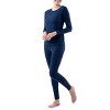 Fruit of the Loom Women's and Plus Long Underwear Waffle Thermal Top and Bottom Set - 3 of 4