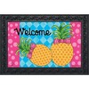 Pineapple Welcome Spring Doormat Indoor Outdoor 30" x 18" Briarwood Lane - 2 of 4