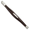 Chisel Stainless Steel Brushed Multi Strand Brown PU Leather 8" ID Bracelet with .5" Extension - 3 of 4