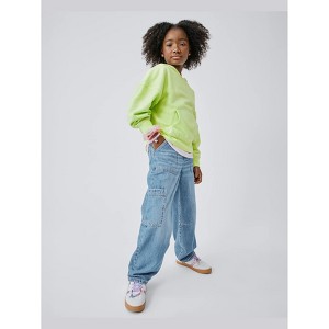 The Children's Place Girls Rhinestone Baggy Cargo Jeans - 1 of 4