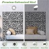 Galvanized Steel Outdoor Screen And Panels, Free Standing Metal Screen Utility Room Divider - 3 of 4
