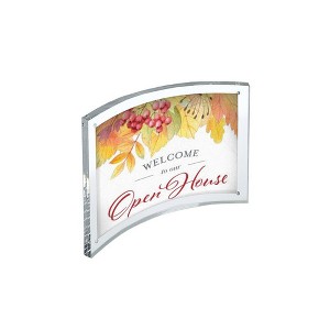 Azar Displays Curved Magnetic Acrylic Photo Frame - 1 of 4