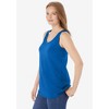 Woman Within Plus Size Scoopneck Tank - 3 of 4