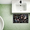Stupell Industries Dark Flowers & Garden Friends Printed Plush Bath Mat And Bath Rug, Design By Ani Del Sol, 18"X30" - 4 of 4