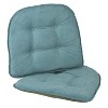 Gripper 15" x 16" Non-Slip Twillo Tufted Chair Cushions Set of 2 - 3 of 3