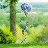 Evergreen Home Clematis Burlap Balloon Spinner - 2 of 3