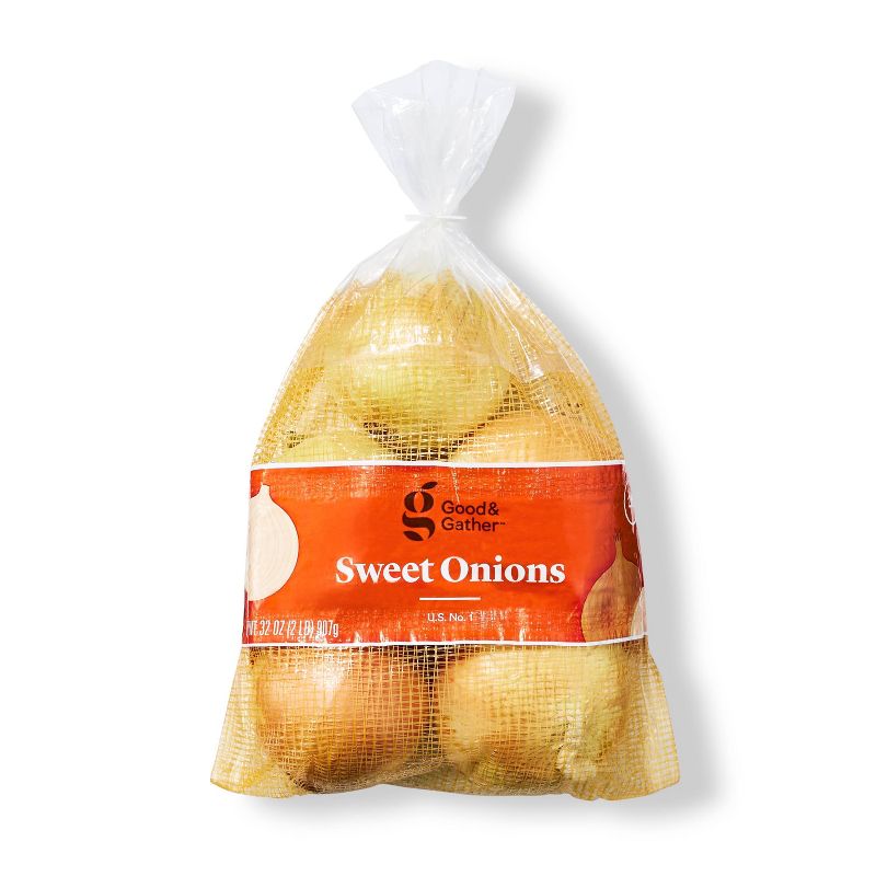 Sweet Onions - 2lb Bag - Good &#38; Gather&#8482;, 1 of 5