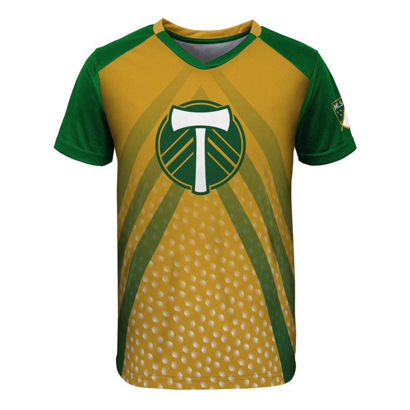 MLS Portland Timbers Boys&#39; Sublimated Poly Jersey, 2 of 4