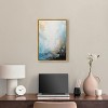 Art Remedy Blue Sea of Punta Cana Blue Abstract Wall Art Framed - 2 of 4