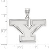 Black Bow Jewelry Sterling Silver Youngstown State Penguins NCAA Large Pendant - 2 of 3